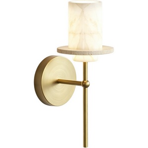 Бра DeLight Collection 26533W Brass / White Alabaster / Travertine