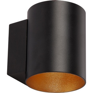 Светильник настенный Feron ML1750 Glow 48433 G9,15W, 230V чёрный + золото