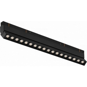 Трековый магнитный светильник 48V iLedex Vision48/22 4822-003-L350-18W-38DG-3000K-BK