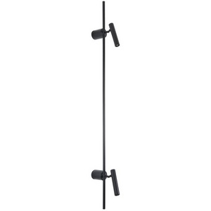 Настенный светильник светодиодный Lumion Toint 8438/13WL черный, металл LED 2х3W + LED-подсветка 7W 3000K 220V