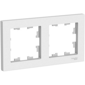 Рамка на 2 поста (белый) Systeme Electric AtlasDesign ATN000102